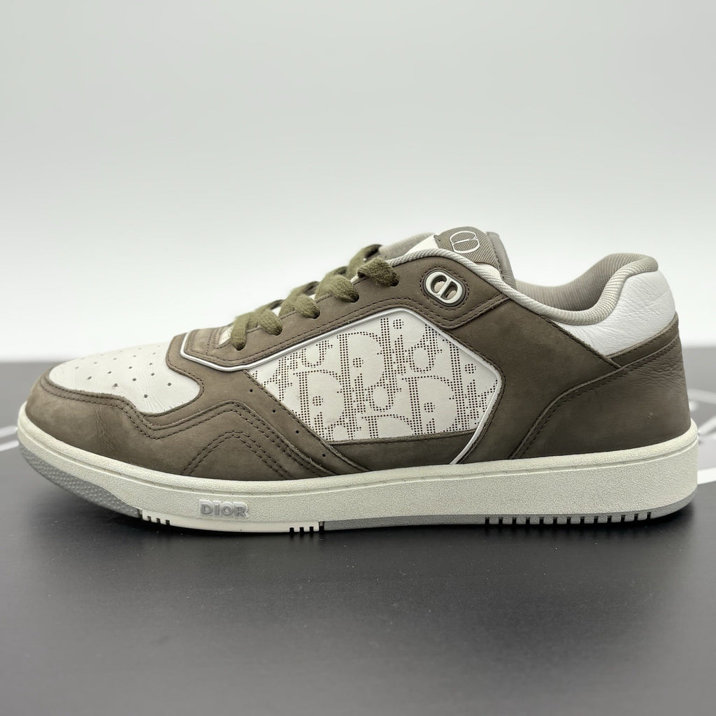 Size 45 (12 US) - Dior B27 Low Dior ' Olive White ' | GREAT CONDITION!