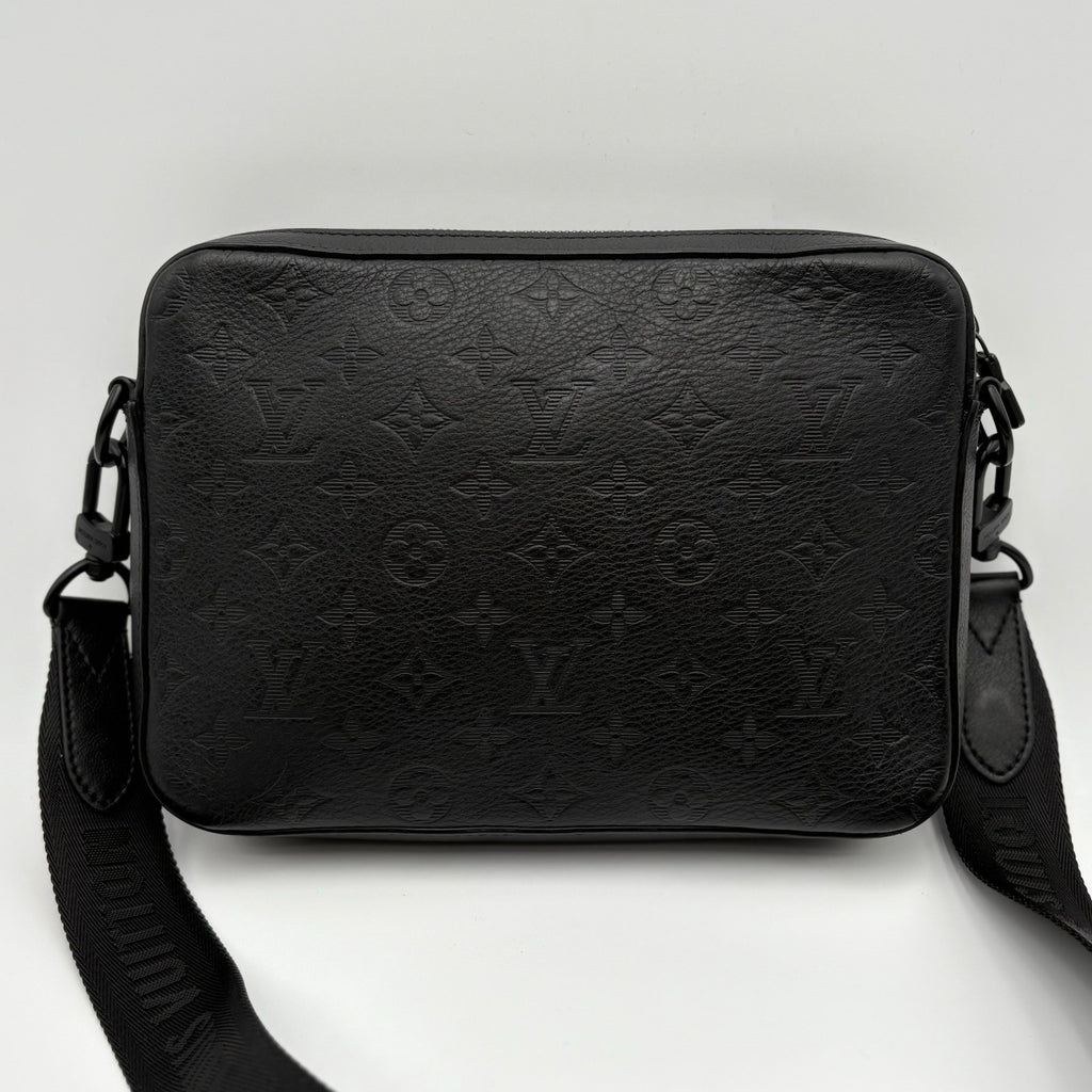 Louis Vuitton Messenger Bag Monogram Shadow ' Black ' | SUPER CLEAN!