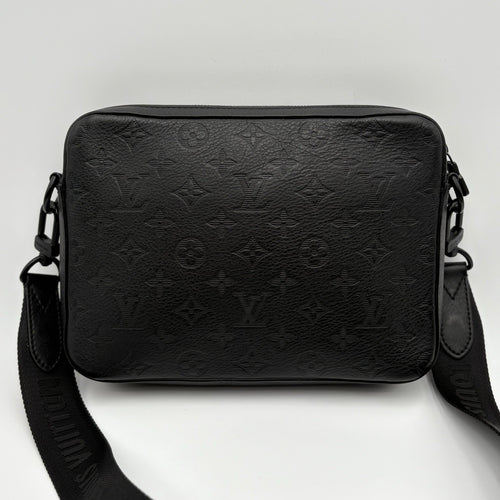 Louis Vuitton Messenger Bag Monogram Shadow ' Black ' | SUPER CLEAN!