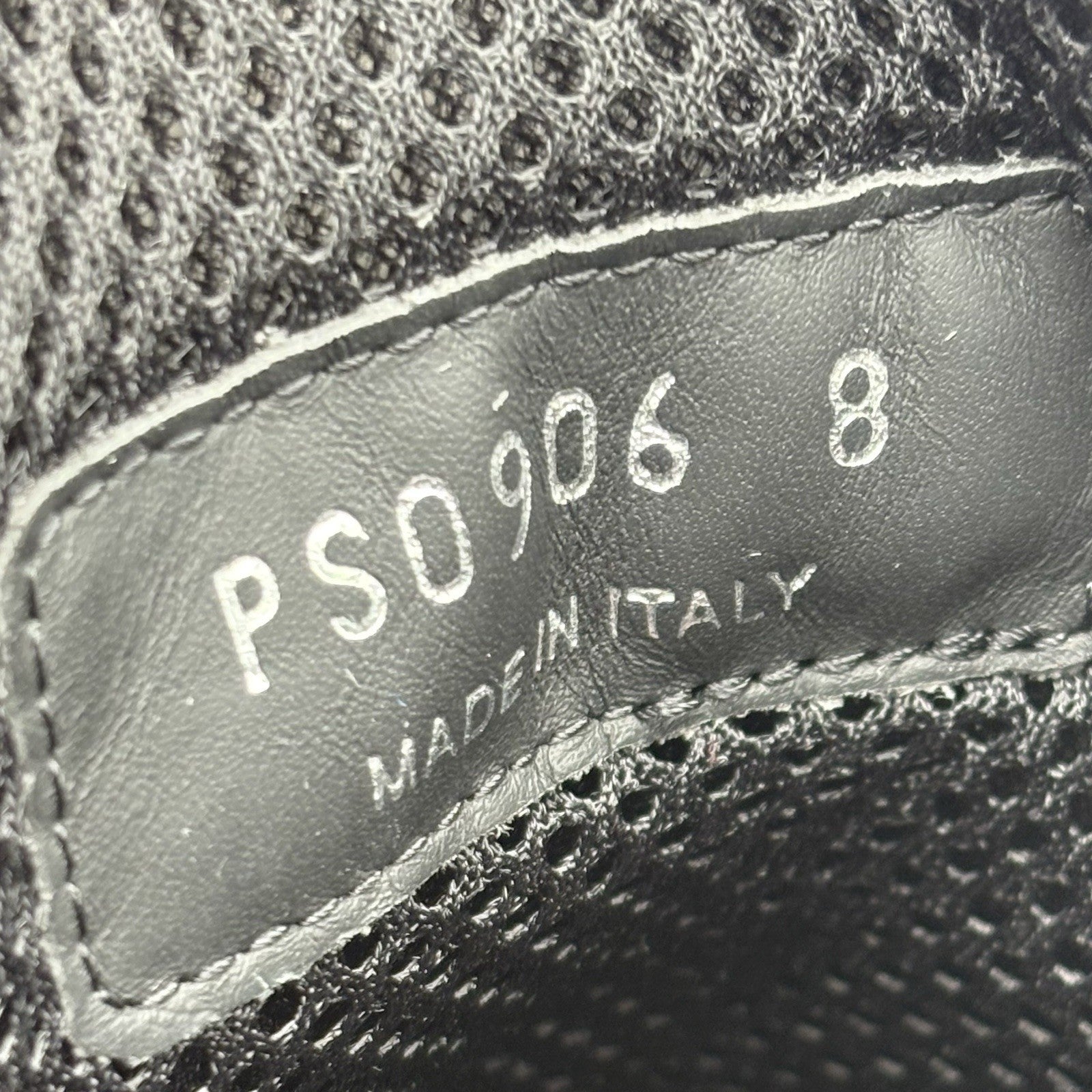 Size 8 UK (9 US) - Prada Americas Cup ' Black ' | EXCELLENT CONDITION!