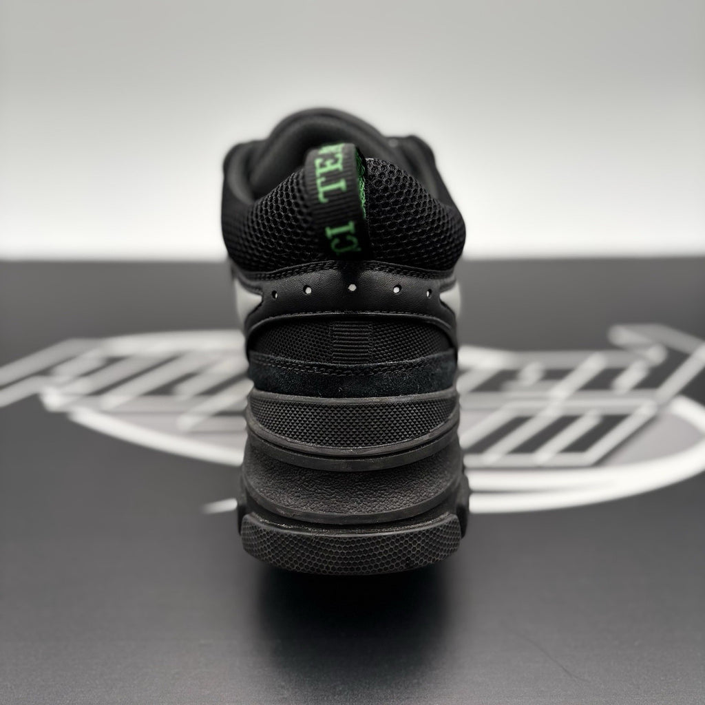 Size 8 G (8.5 US) - Gucci Flashtrek ' SEGA Black Leather ' | GOOD CONDITION!