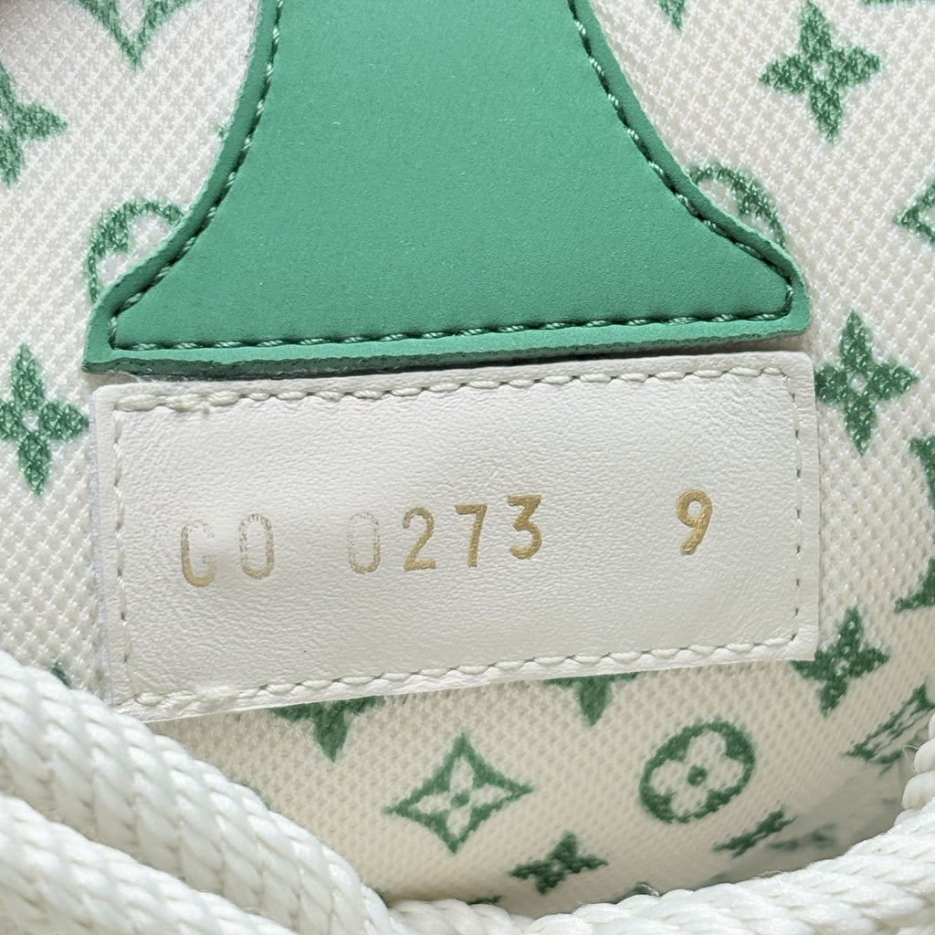 Size 9 LV (10-10.5 US) Louis Vuitton Skate ' Green White ' | SUPER CLEAN!