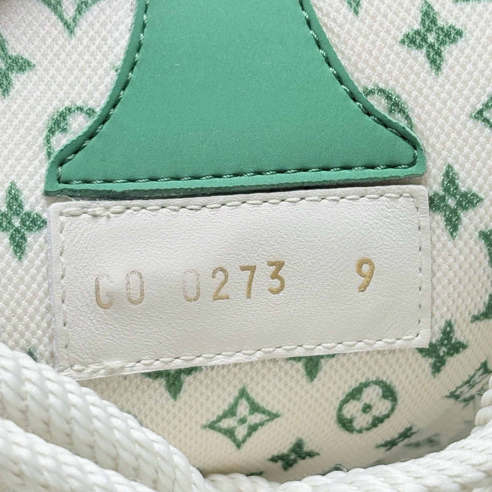 Size 9 LV (10-10.5 US) Louis Vuitton Skate ' Green White ' | SUPER CLEAN!