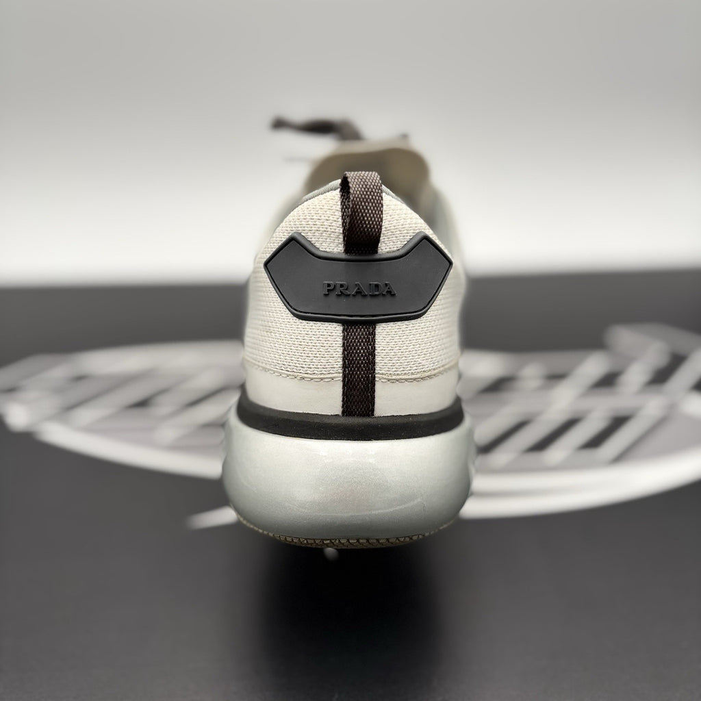 Size 6.5 UK (7.5 US) Prada Cloudbust Mesh ' White, Grey ' | GOOD CONDITION!