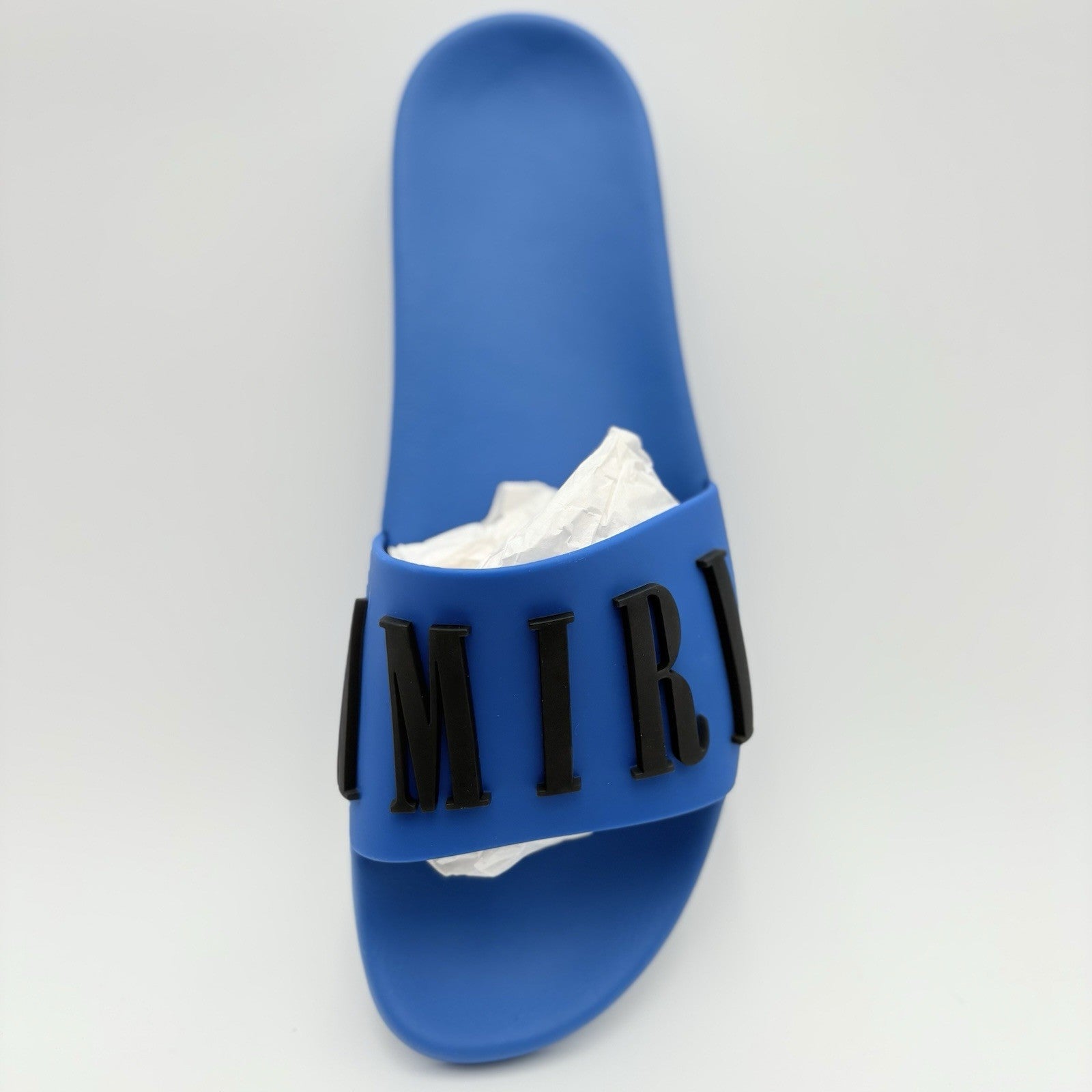 Size 45 - Amiri Logo Slides ' Blue ' | BRAND NEW!