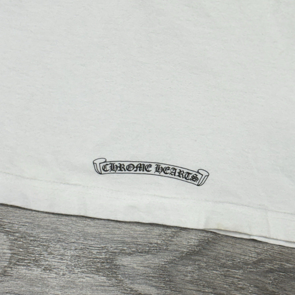 Size Large - Chrome Hearts Gradient Logo T-Shirt ' White ' | GREAT CONDITION!