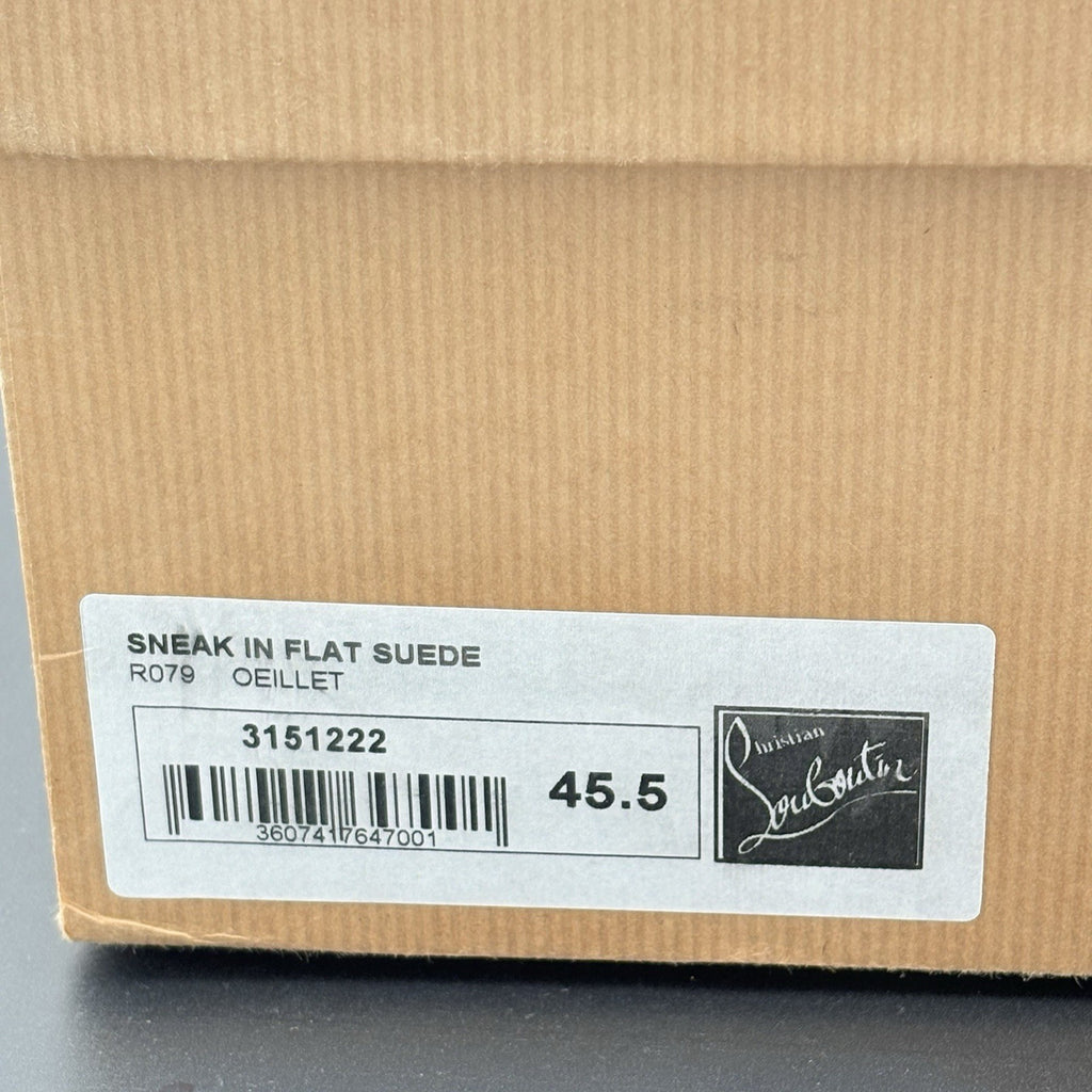 Size 45.5 (12.5 US) - Christian Louboutin Suede Cross Strap ' Red ' | BRAND NEW!