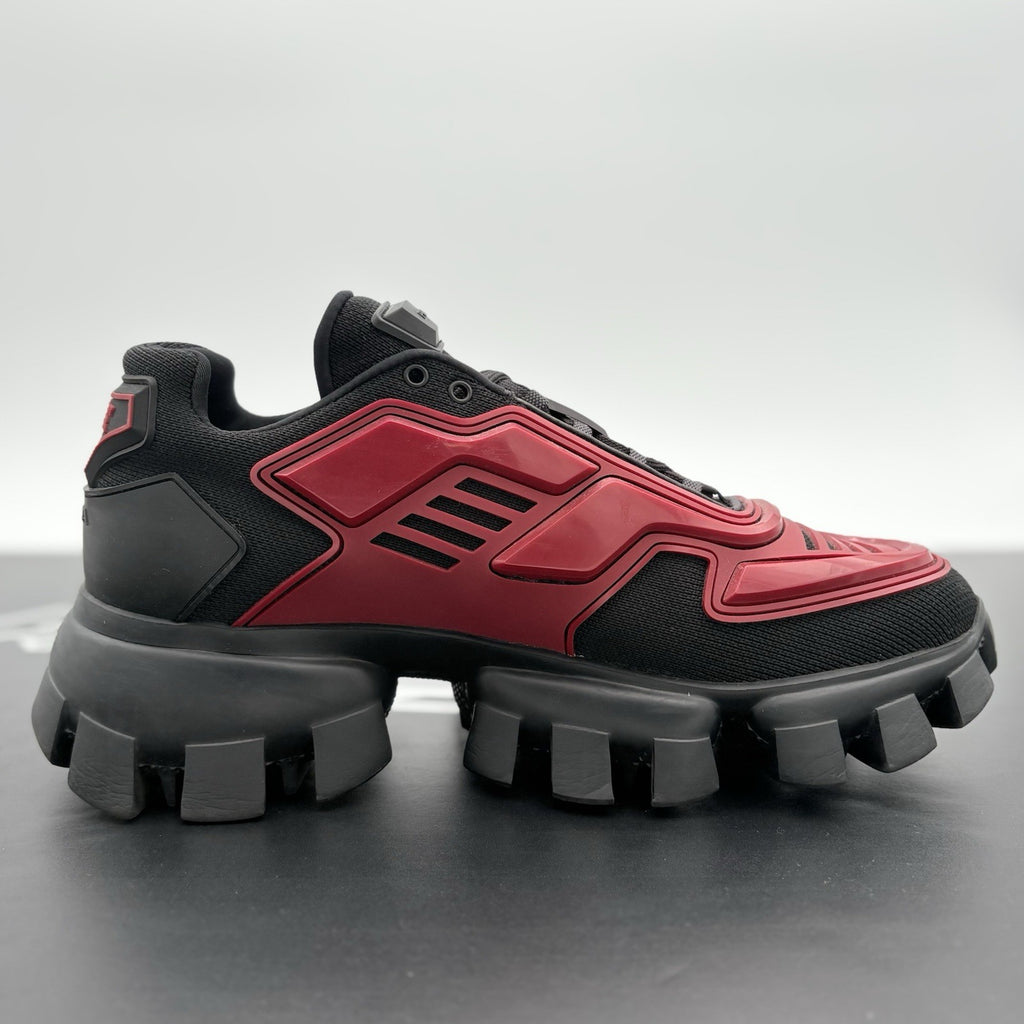 Size 7 UK (8 US) - Prada Cloudbust Thunder ' Red Black ' | SUPER CLEAN!