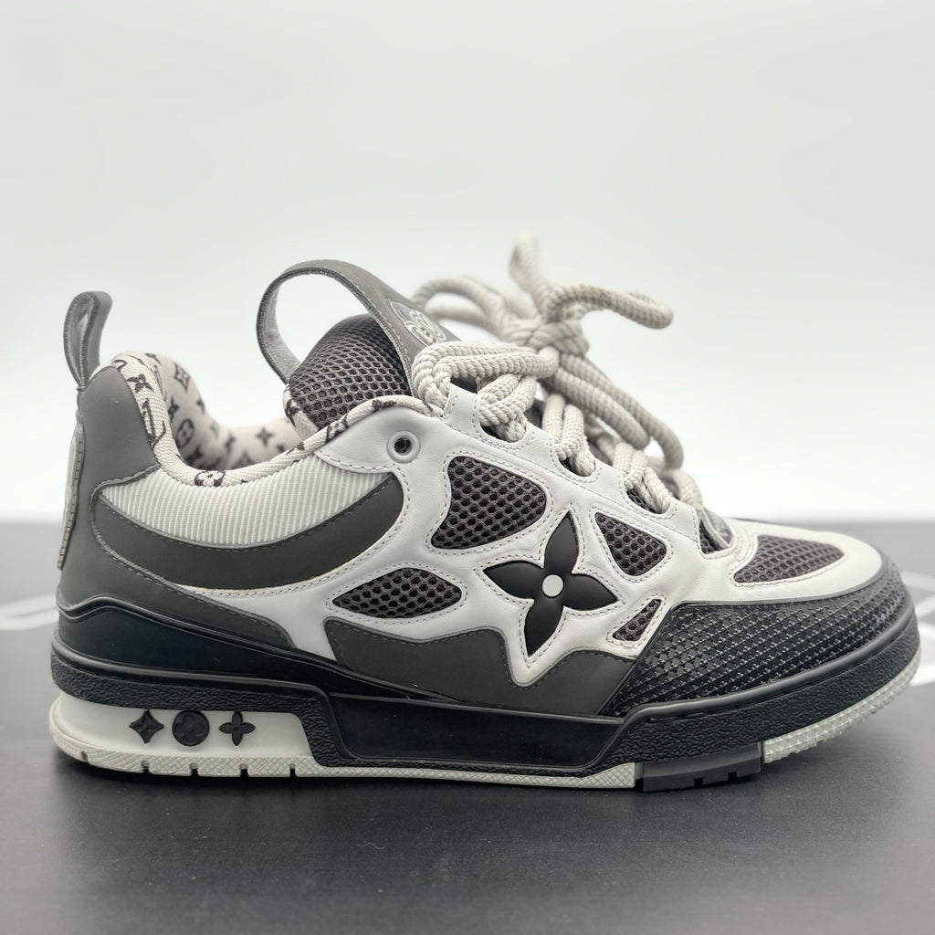 Size 8 LV (9-9.5 US) Louis Vuitton Skate ' Black Grey White ' | SUPER CLEAN!