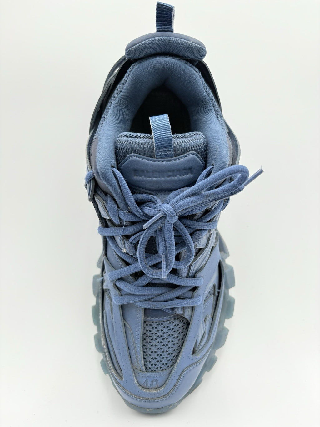 Size 40 (7 US) - Balenciaga Track ' Clear Sole Dark Navy '