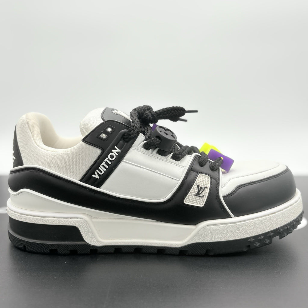 Size 12 LV (13-13.5 US) - Louis Vuitton Maxi ' Black White ' | SUPER CLEAN!