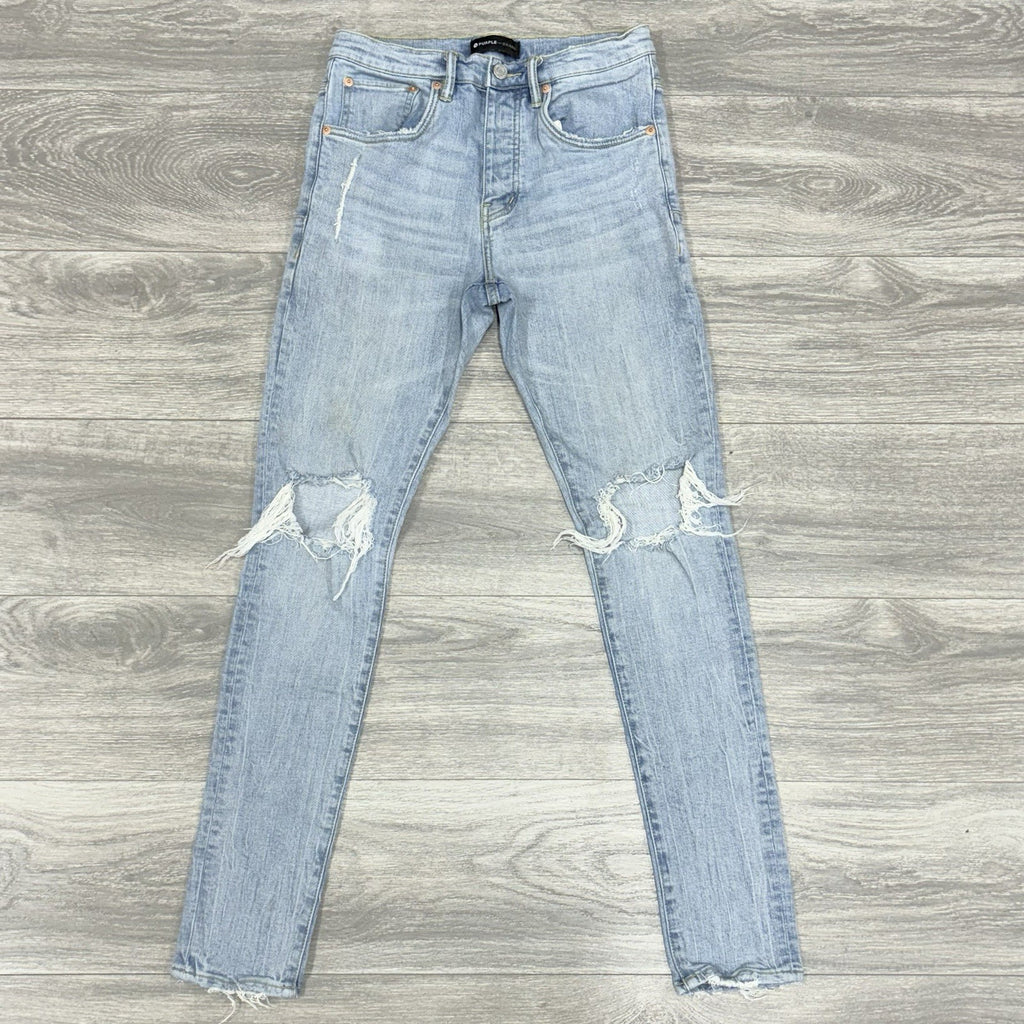 Size 30 - Purple Brand ' Light Blue ' | Ripped-Knee | GREAT CONDITION!