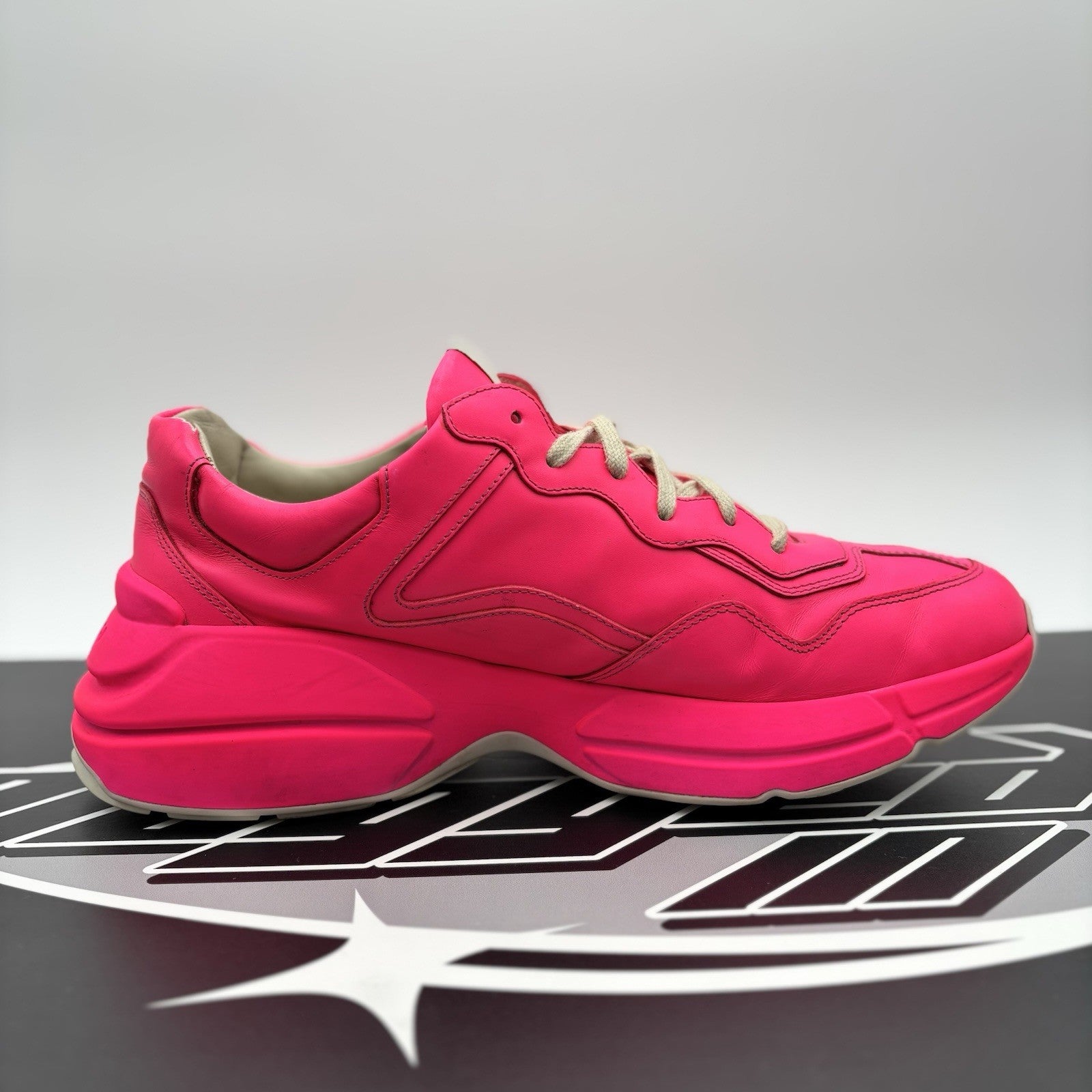 Size 9 G (9.5 US) - Gucci Rhyton ' Neon Pink ' | GOOD CONDITION!