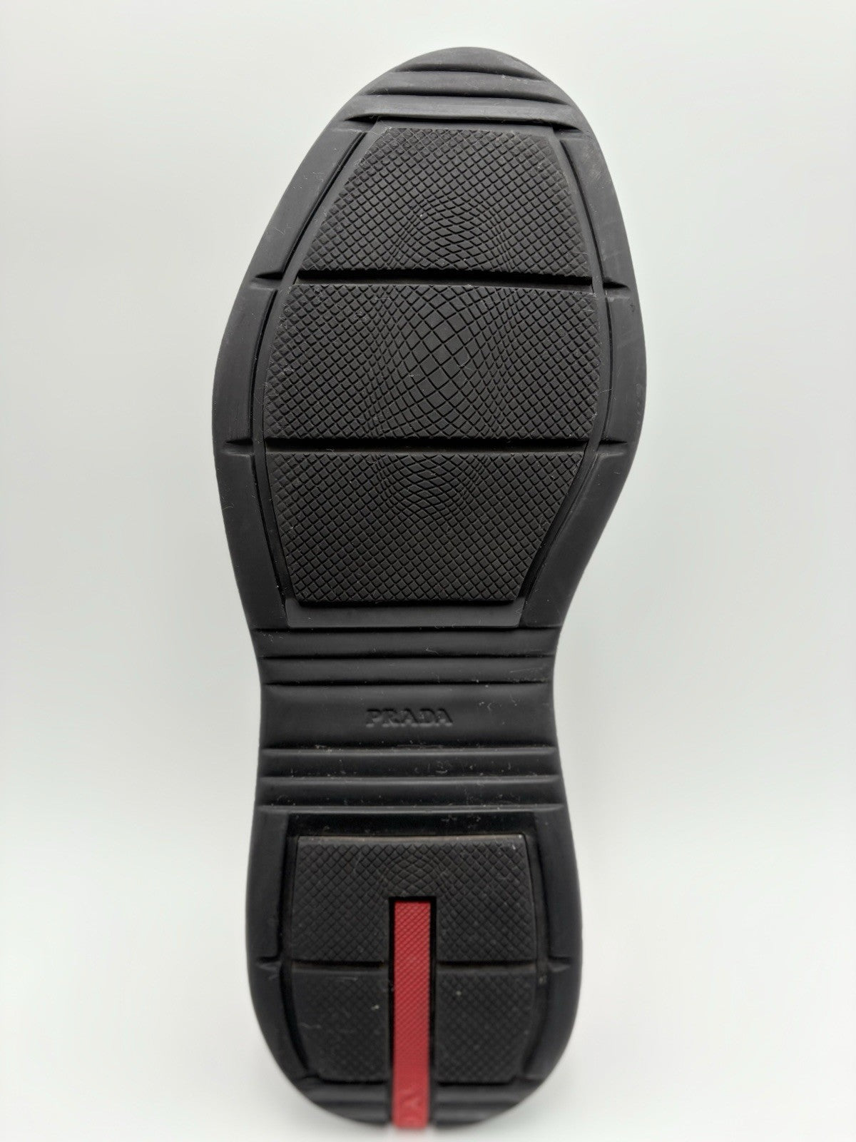 Size 10 UK (11 US) - Prada Americas Cup ' Anthracite Red ' | EXCELLENT CONDITION