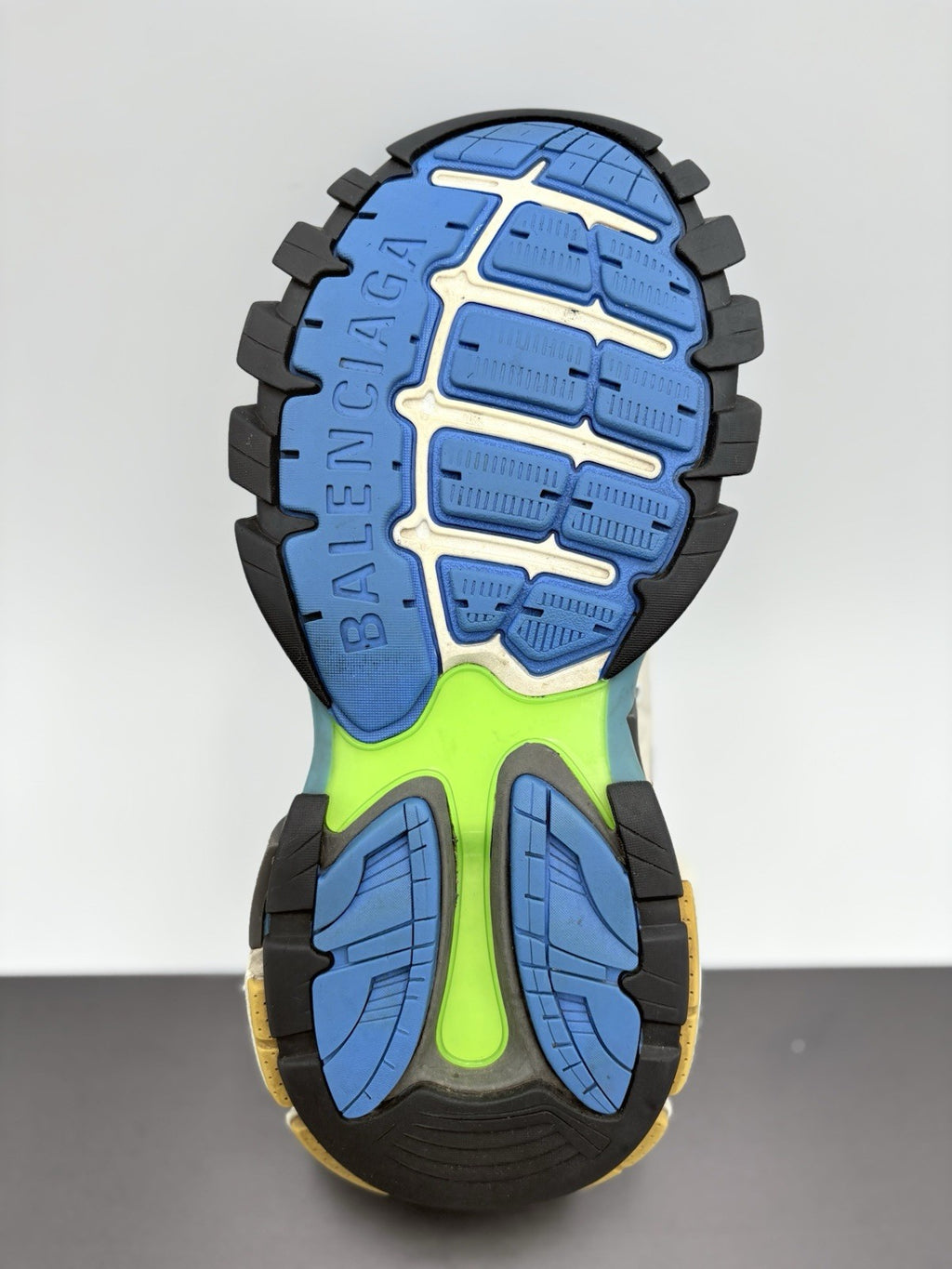 Size 43 (US 10) - Balenciaga Track ' Black Green Blue Gold ' | GOOD CONDITION
