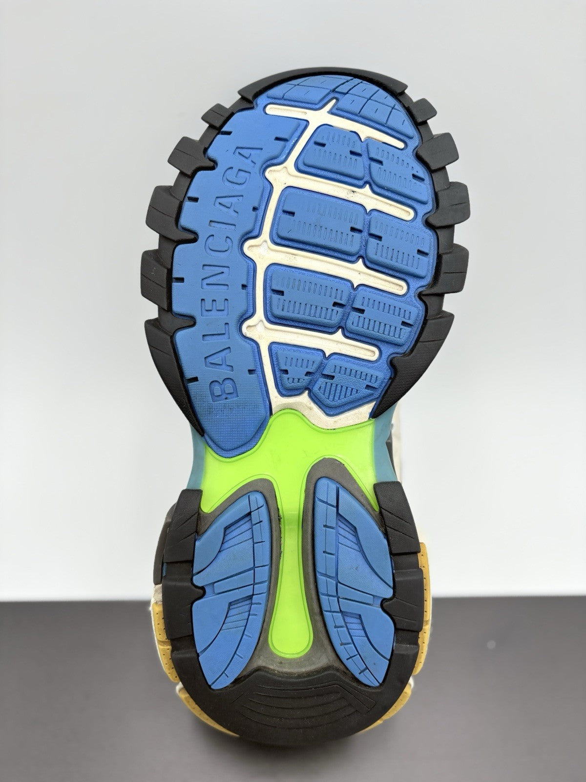 Size 43 (US 10) - Balenciaga Track ' Black Green Blue Gold ' | GOOD CONDITION