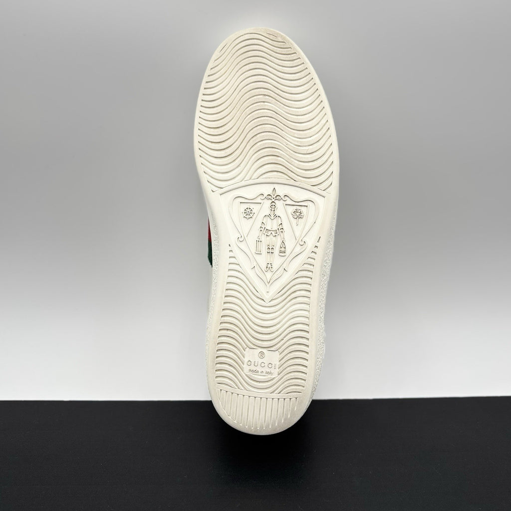 Size 9 G ( 10 US) - Gucci Ace Web  ' White, Red, Green ' | GOOD CONDITION!
