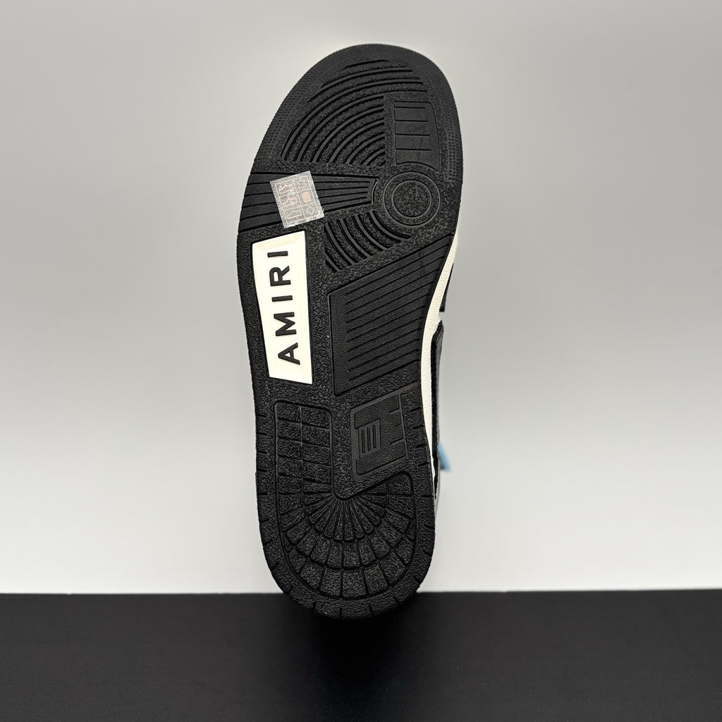 Size 42 (US 9) - Amiri Skel High Top Sneakers ' Black, White ' | NEW!