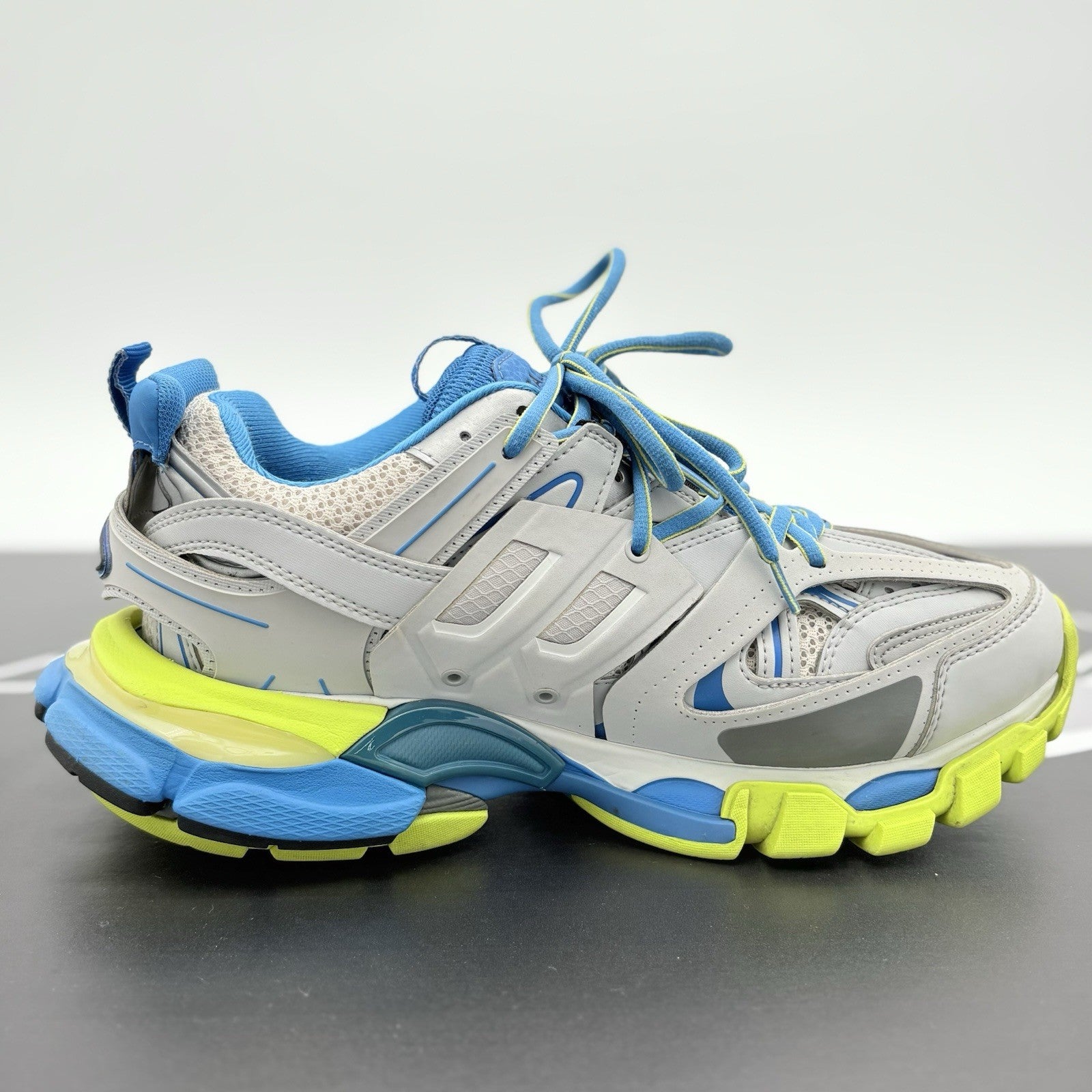 Size 40 (7 US) - Balenciaga Track Sneaker ' Grey Blue ' | SUPER CLEAN!