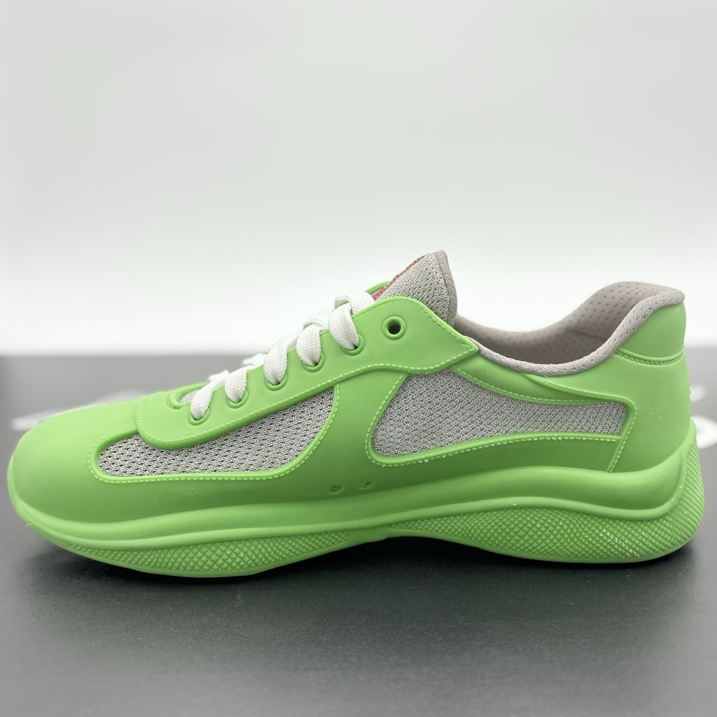 Size 42 (9 US) Prada America's Cup Soft Rubber ' Apple Green ' | CLEAN!