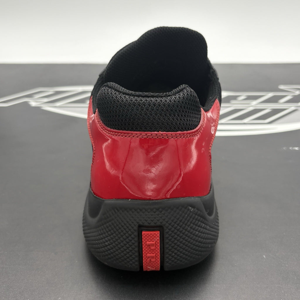 Size 9.5 UK (10.5 US) Prada Americas Cup ' Navy Red ' | EXCELLENT!