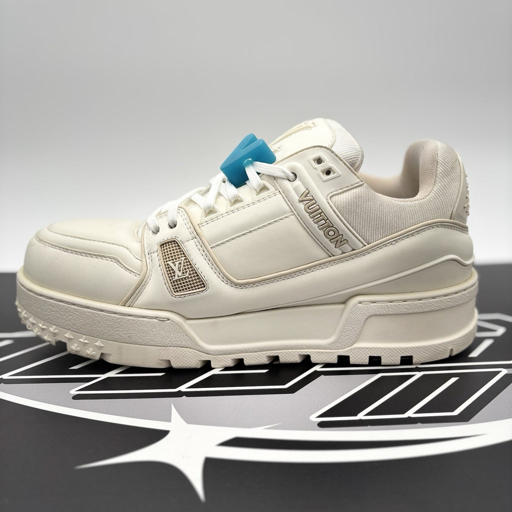 Size 8 LV (9-9.5 US) - Louis Vuitton Maxi Trainer ' White ' | GREAT CONDITION!