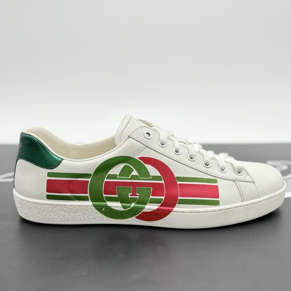 Size 10.5 G (11 US) - Gucci Ace ' Interlocking G ' | SUPER CLEAN!