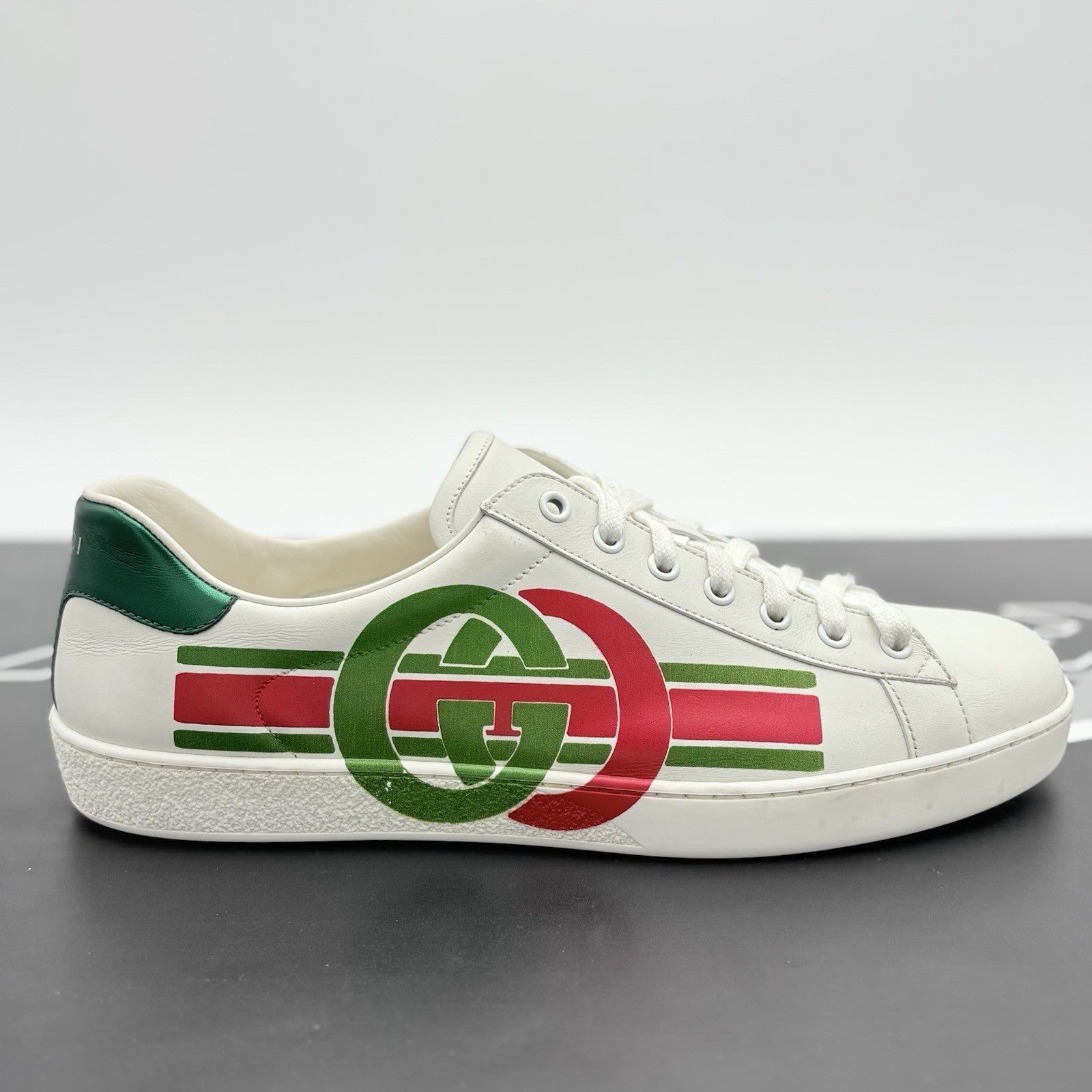 Size 10.5 G (11 US) - Gucci Ace ' Interlocking G ' | SUPER CLEAN!