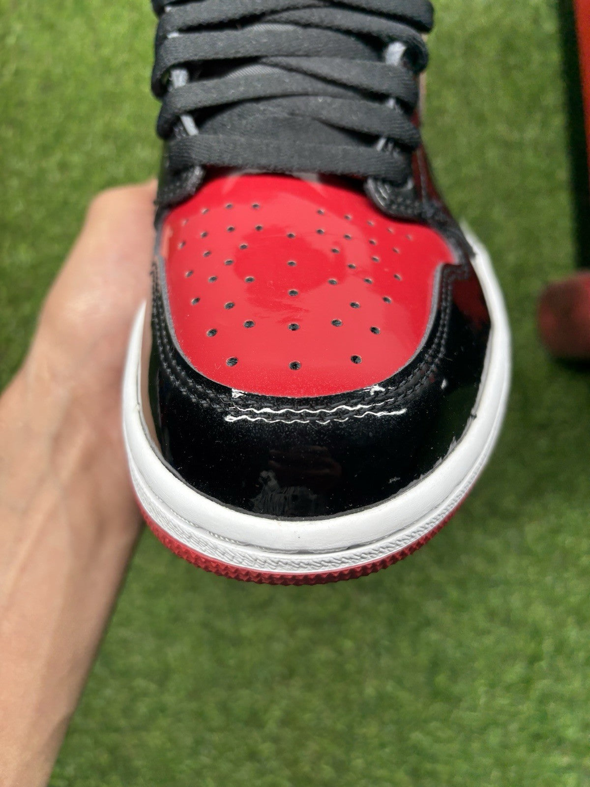 Size 12 - Jordan 1 Retro OG High Patent Bred | SUPER CLEAN!