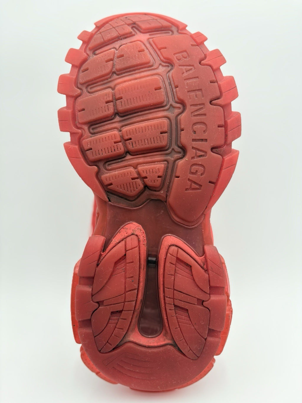Size 42 (9 US) - Balenciaga Track Clear Sole ' Red ' | GOOD CONDITION!