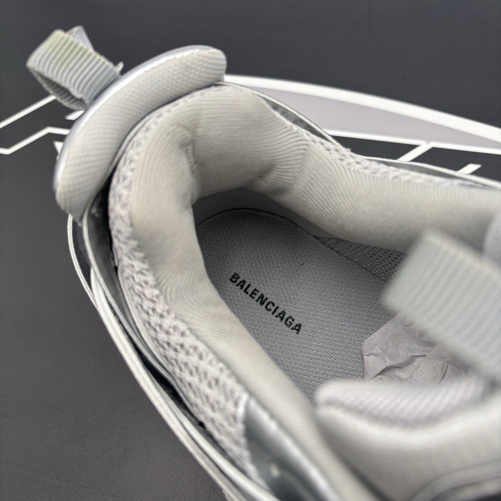 Size 43 EU (10 US) - Balenciaga Track ' Triple Silver ' | BRAND NEW!
