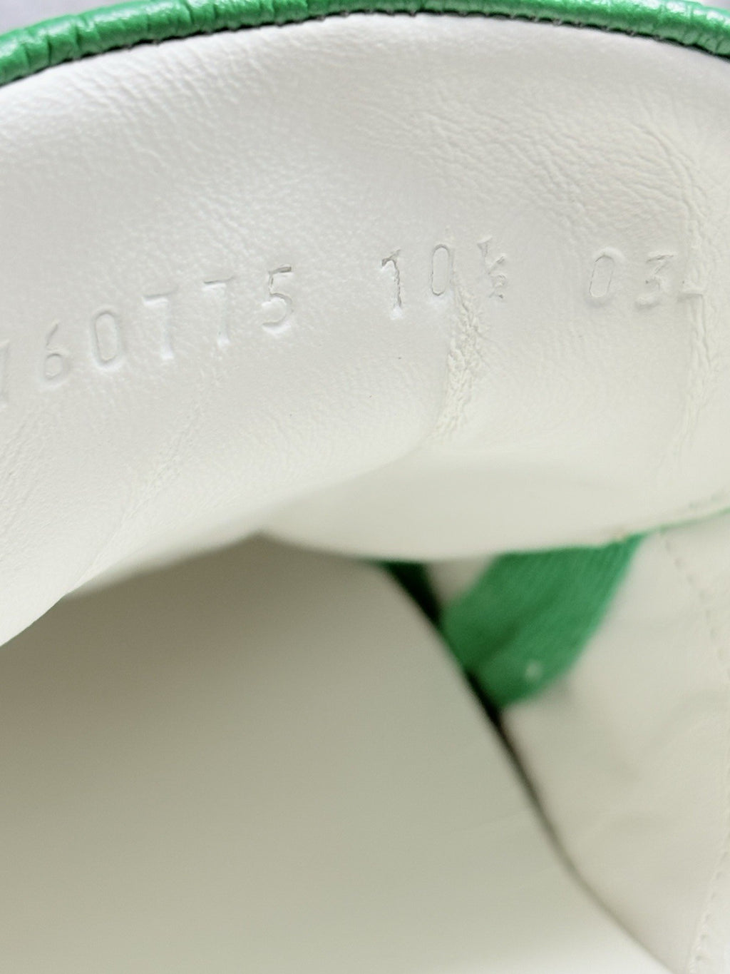 Size 10.5 G (11 US) - Gucci Ace GG Crystal Canvas ' Green ' | SUPER CLEAN!