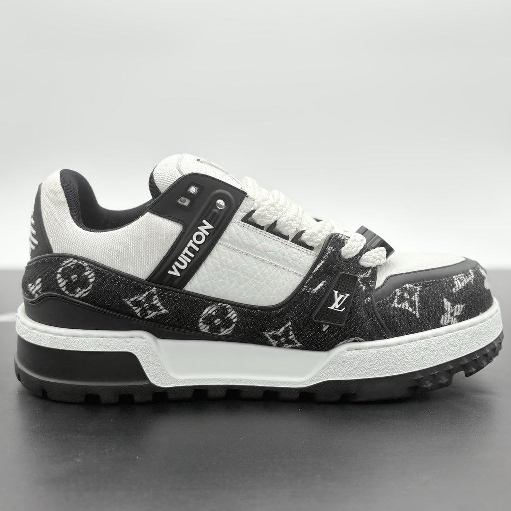 Size 10 LV (11-11.5 US) Louis Vuitton Denim Maxi ' Black ' | ONLY WORN ONCE!
