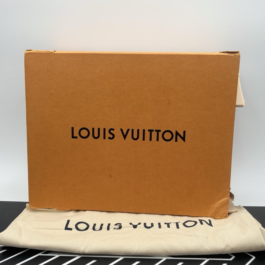 Size 12 LV (13-13.5 US) - Louis Vuitton Maxi ' Black White ' | SUPER CLEAN!