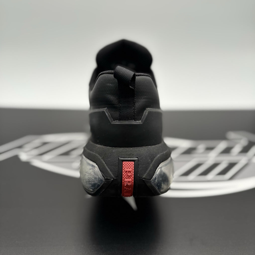 Size 8.5 UK (9.5 US) Prada Collision Technical Fabric ' Black ' | GREAT COND!