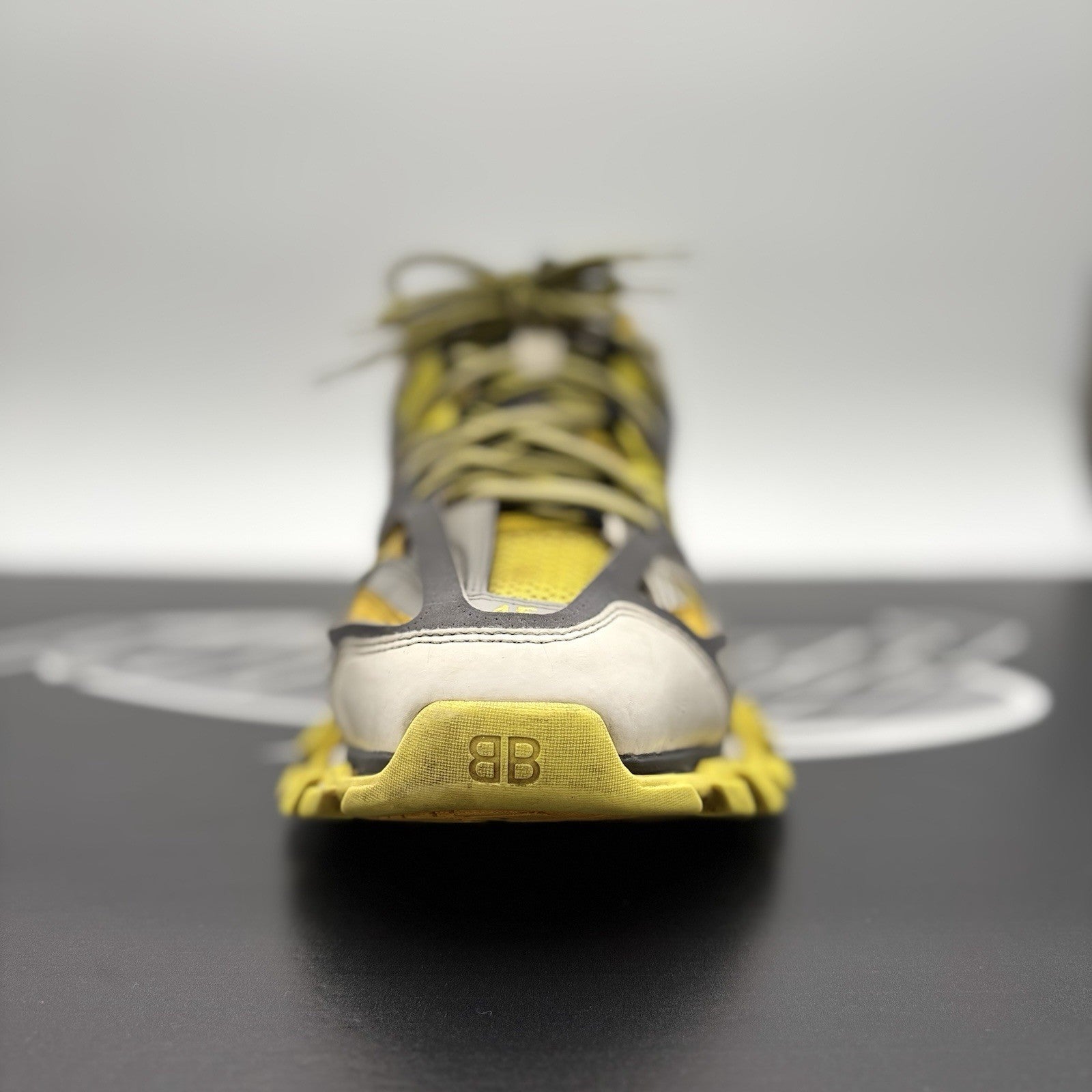 Size 45 (12 US) - Balenciaga Track ' White Yellow ' | GOOD CONDITION!