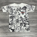 Size Small - Chrome Hearts All Over Logo Stencil T-Shirt ' White ' | RARE!
