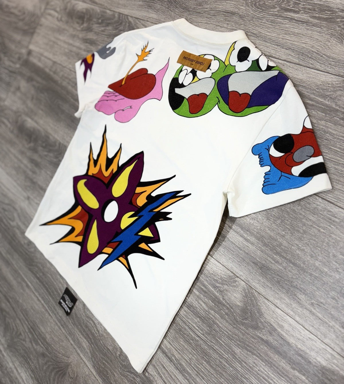 Size Small - Louis Vuitton Cartoon Short Sleeve T-Shirt ' White ' | EXCELLENT!