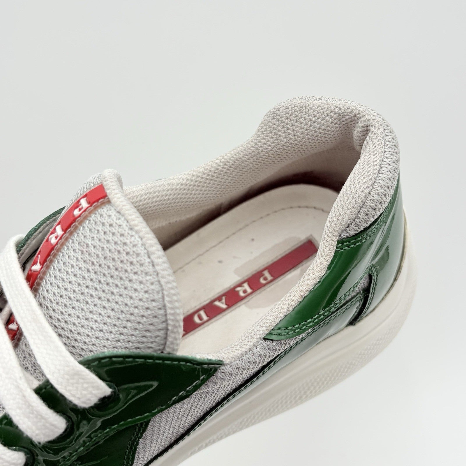 Size 9.5 UK (10.5 US) - Prada Americas Cup ' Green White ' | GOOD CONDITION!