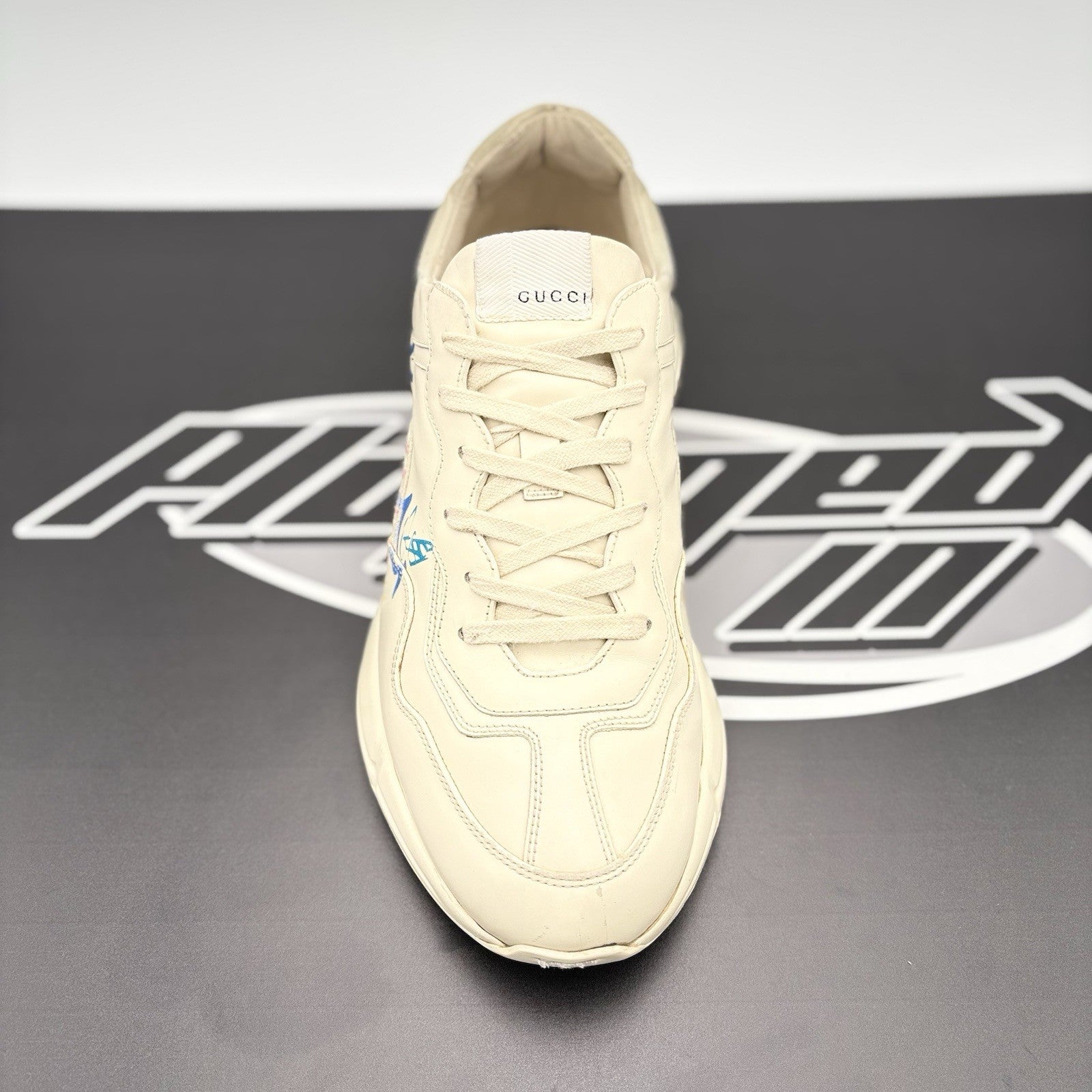 Size 9 G (9.5 US) Gucci Rhyton GG  ‘ Hawaii Ivory Multi ’ | GOOD CONDITION!