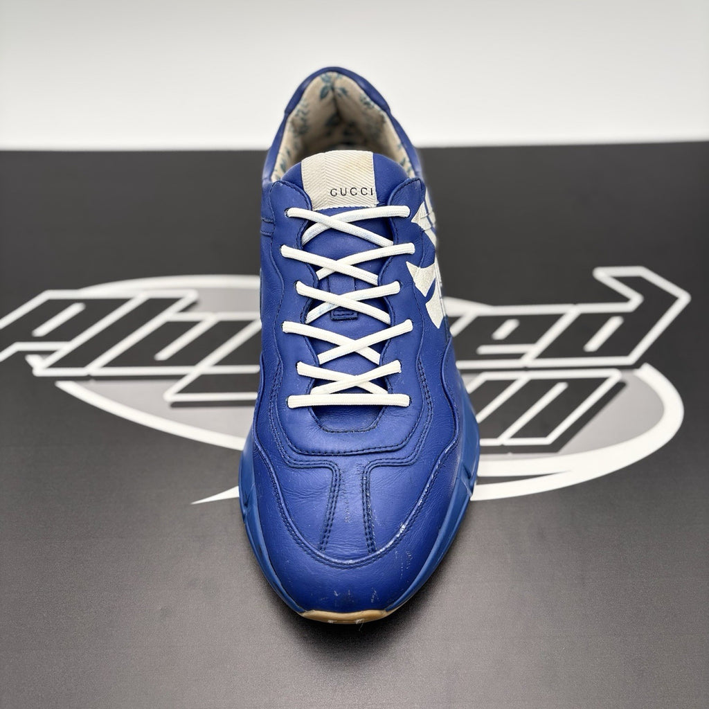 Size 8 G (8.5 US) - Gucci Rhyton MLB Edition ' New York Yankees Blue '