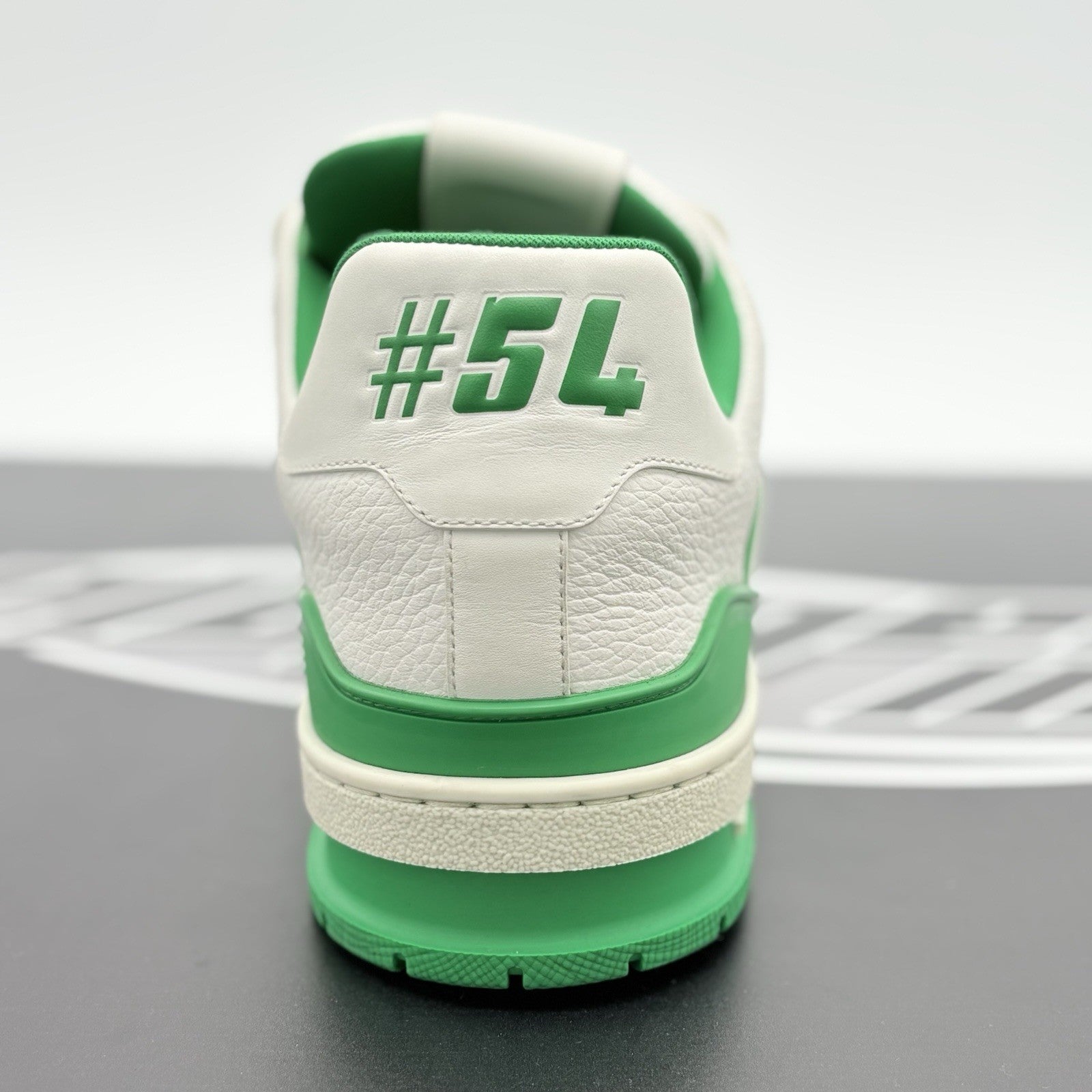 Size 11 LV (12-12.5 US) Louis Vuitton Trainer ' White Green ' | GREAT CONDITION!