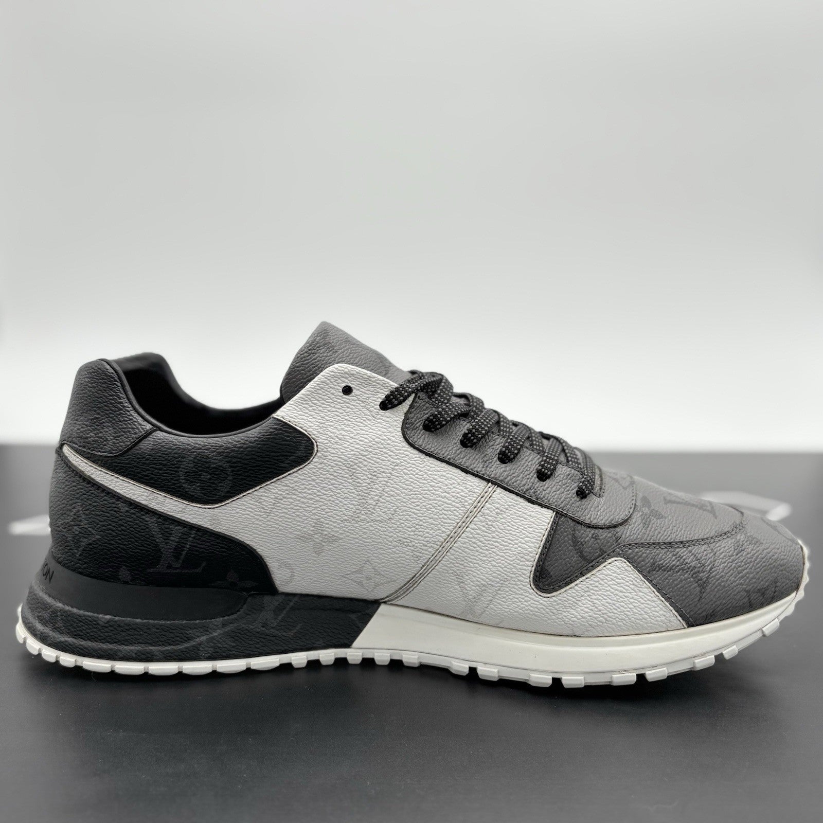 Size 11 LV (12-12.5 US) - Louis Vuitton Runaway Trainer Mongram ' Grey White '