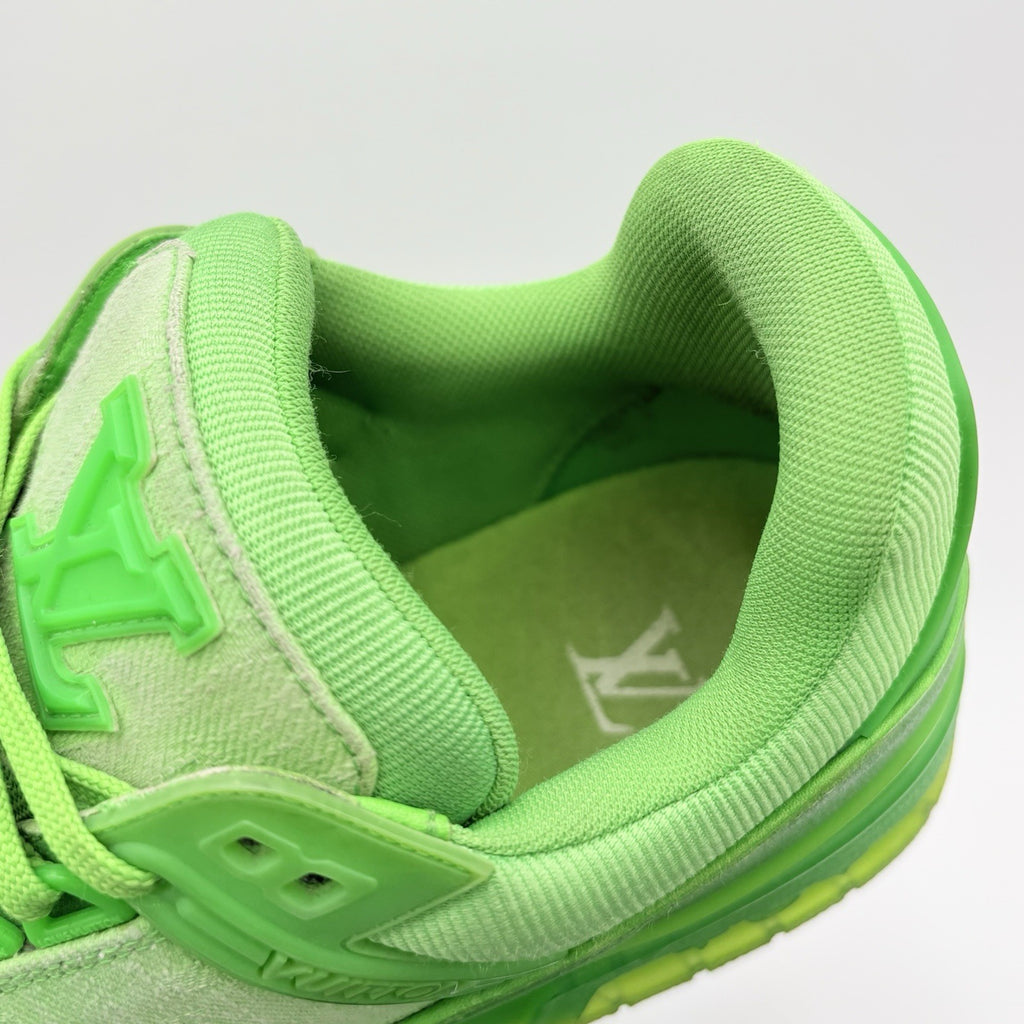 Size 7 LV (8-8.5 US) - Louis Vuitton Trainer ' Slime Green ' | GREAT CONDITION!