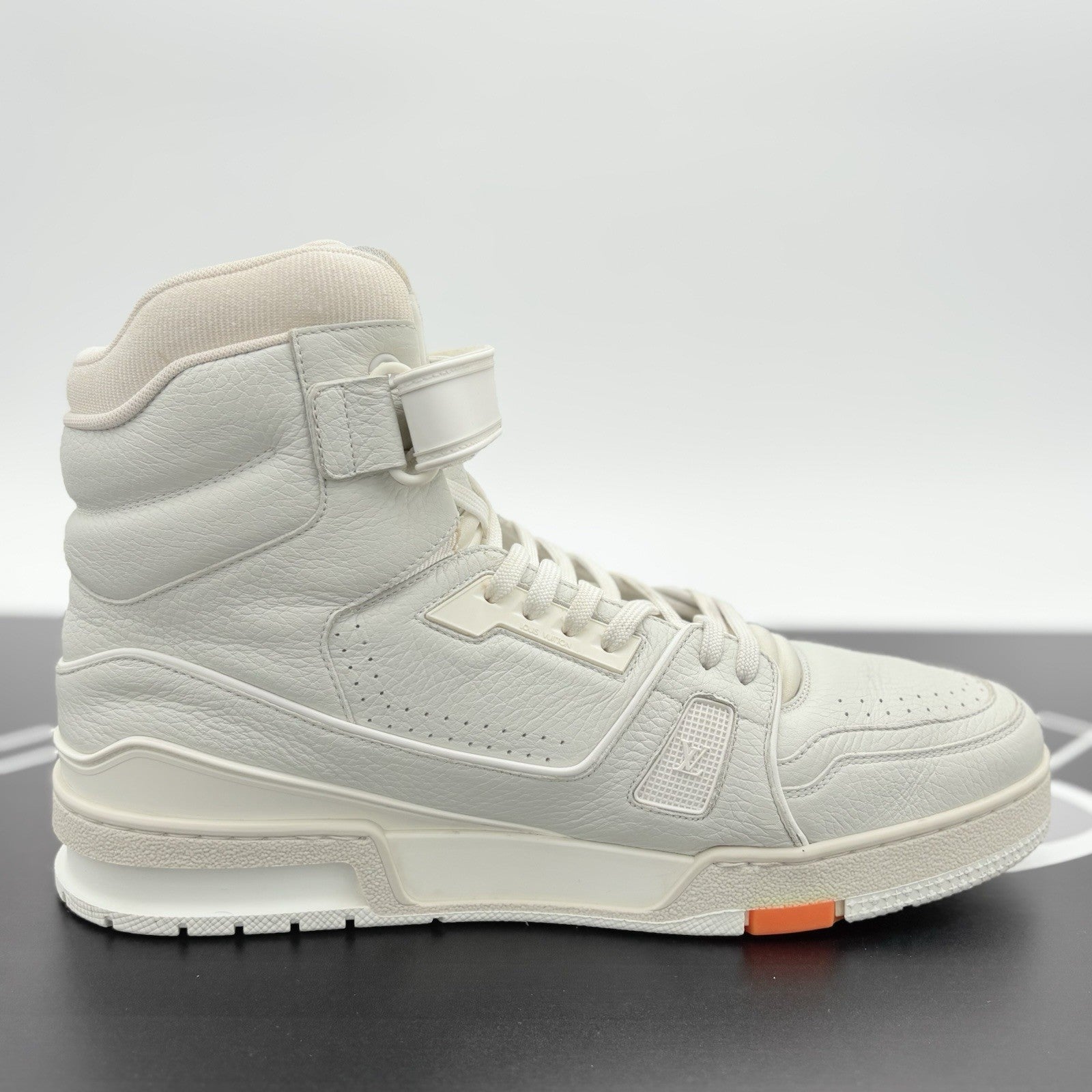 Size 9.5 LV (10.5-11 US) Louis Vuitton Trainer High Top ' Grey ' | GREAT COND!