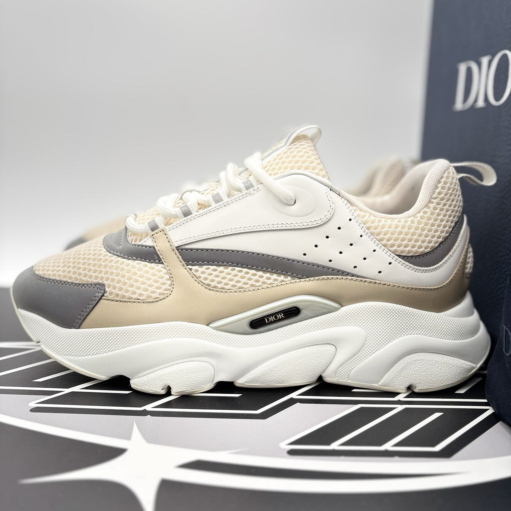 Size 44 (11 US) - Dior B22 Sneaker ' White, Beige ' | GREAT CONDITION!