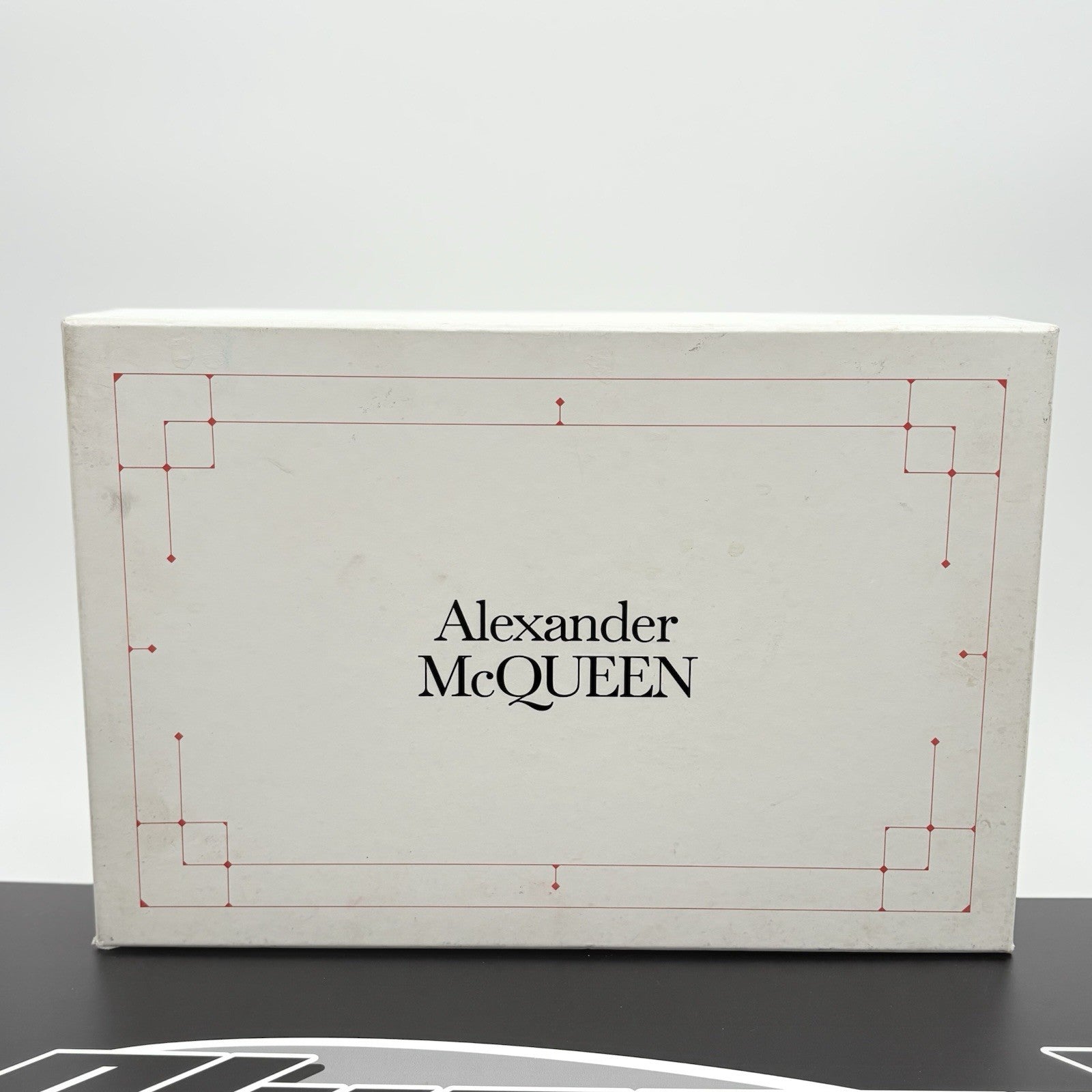 Size 45 (12 US) Alexander McQueen Oversized ' White Orange ' | GREAT CONDITION!