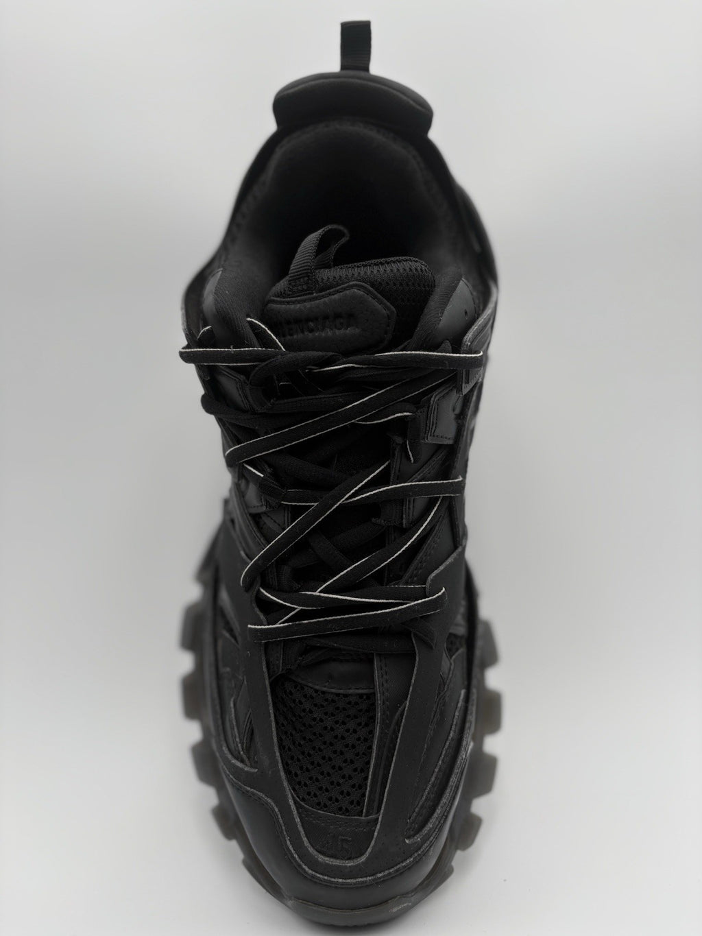 Size 45 (12 US) - Balenciaga Track Sneaker Clear Sole ' Black ' | SUPER CLEAN!