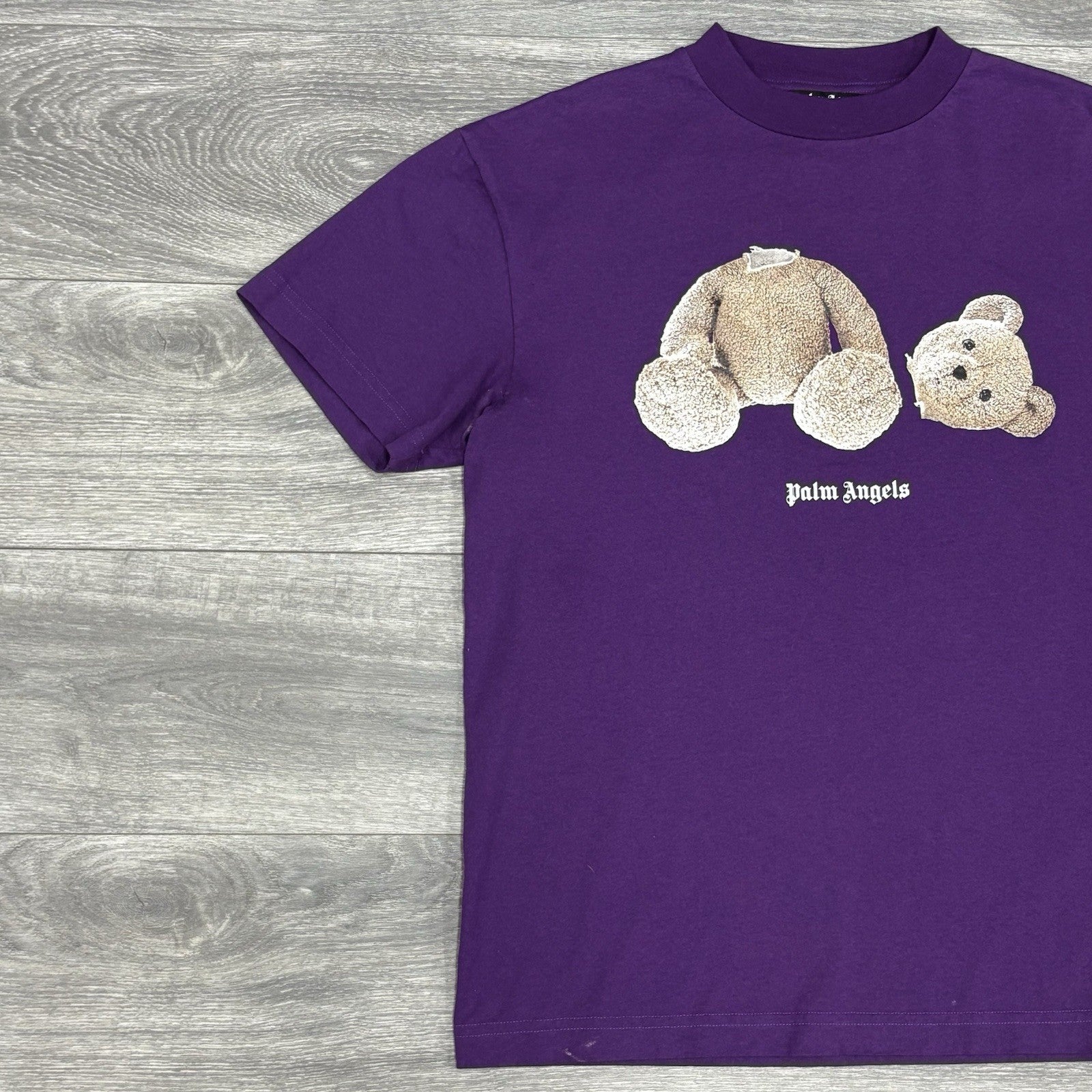 Size Medium - Palm Angels Bear Classic Tee ' Purple Brown ' | GREAT CONDITION!