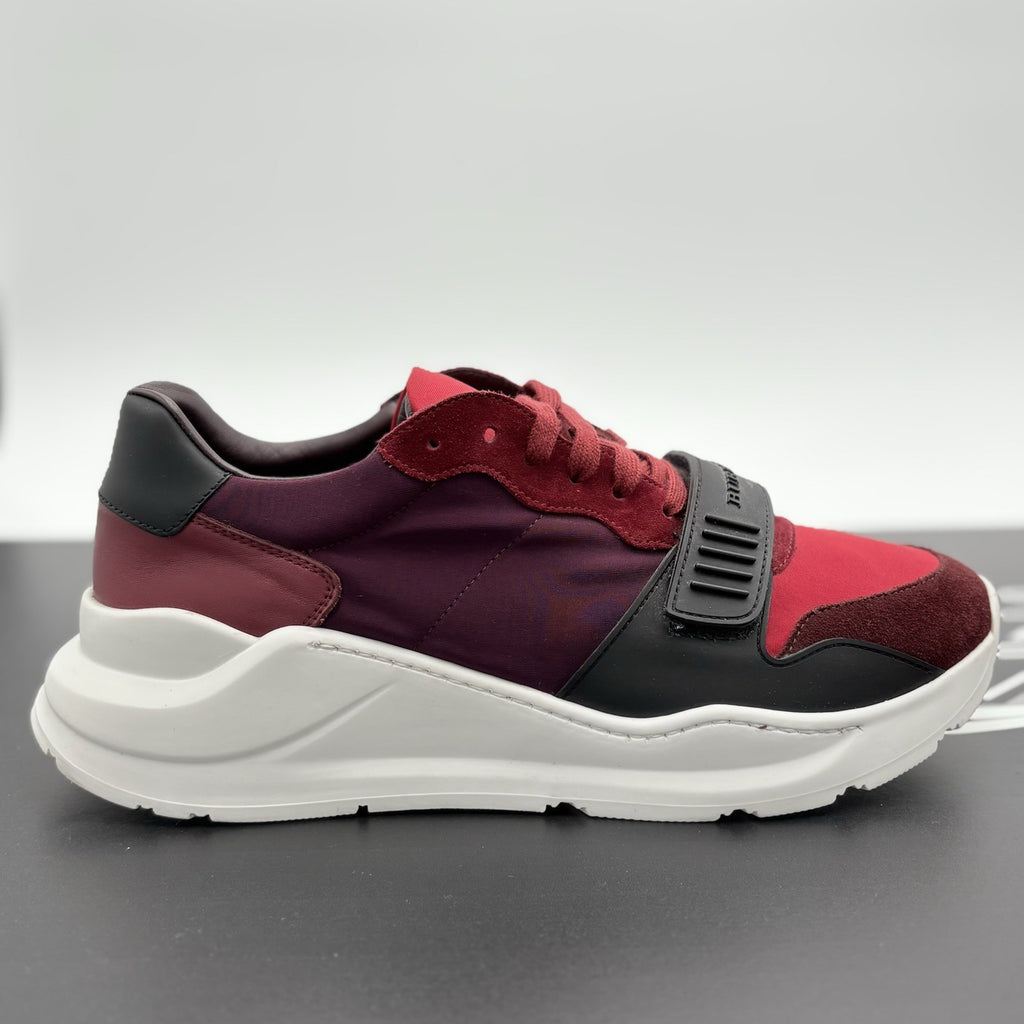 Size 43.5 (10.5 US) - Burberry Regis Sneaker ' Red Black ' | GREAT CONDITION!
